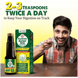 Yummy Zyme Sugar Free Syrup 225Ml